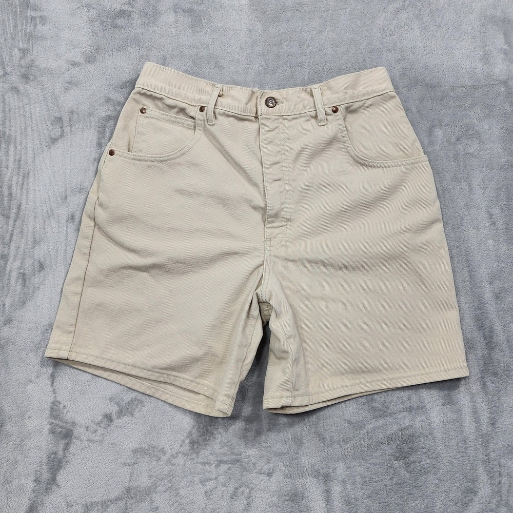 Vintage Northern‎ Reflections Shorts Womens 29 Beige High Rise Denim Mom Casual